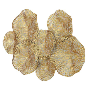 Ripley Metal Wall Decor, Gold - from framed art to mirrors, create a focal point in any room | Image 3 | InSTYLE Home & Rugs