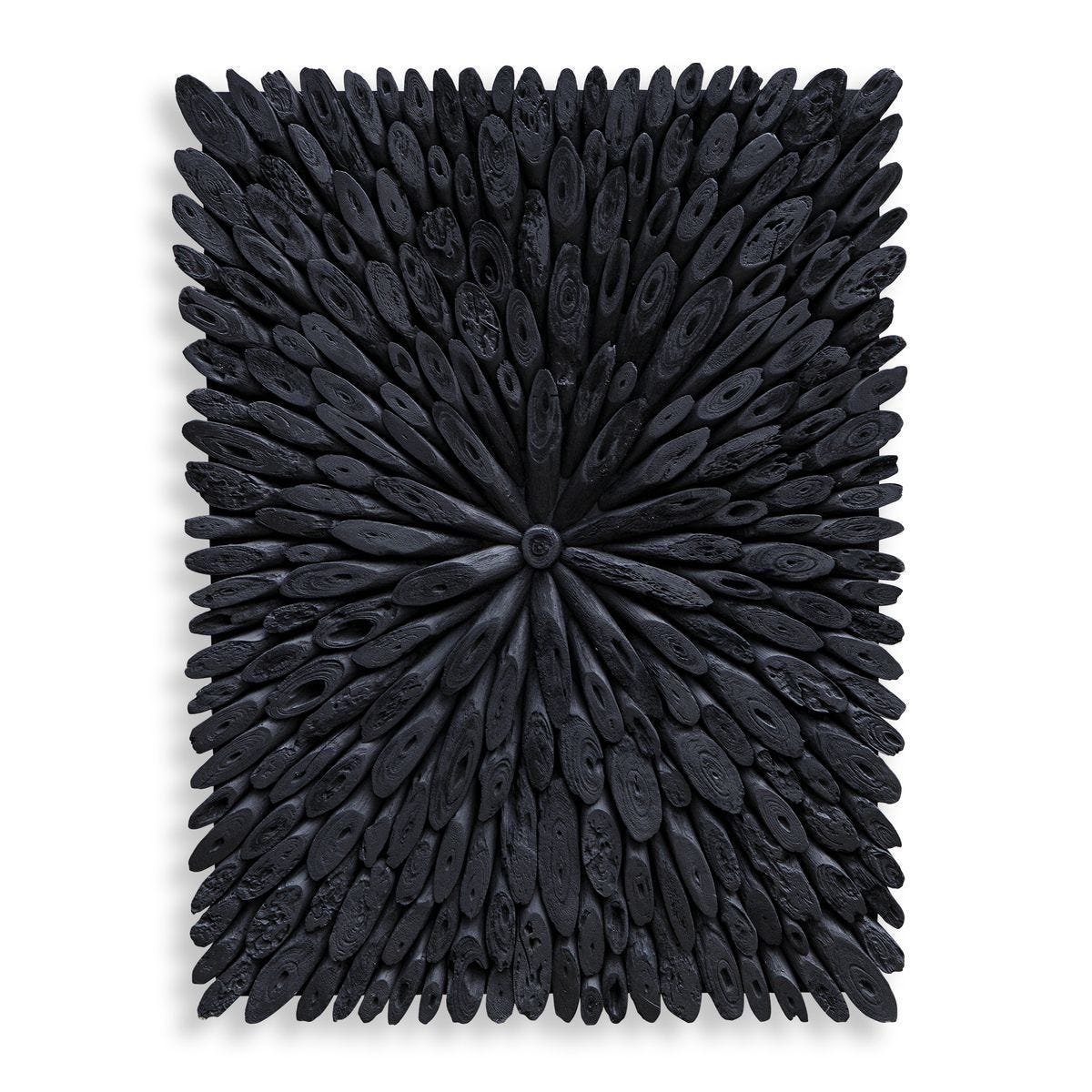 Bahama Wood Wall Decor, Black - transform your walls with stylish wall decor | Image 2 | InSTYLE Home & Rugs