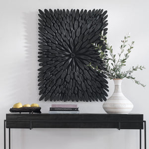 Bahama Wood Wall Decor, Black - transform your walls with stylish wall decor | Image 1 | InSTYLE Home & Rugs
