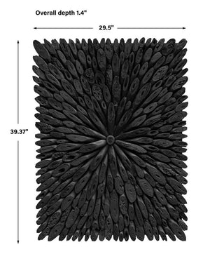 Bahama Wood Wall Decor, Black - transform your walls with stylish wall decor | Image 6 | InSTYLE Home & Rugs