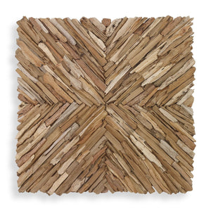 Outland Wood Wall Decor, Natural - transform your walls with stylish wall decor | Image 2 | InSTYLE Home & Rugs