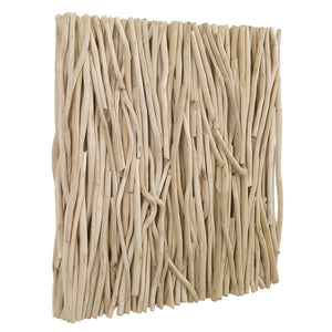 Gathered Teak Square Wood Wall Decor, Bleached - find the perfect pieces to complement your interior design | Image 4 | InSTYLE Home & Rugs