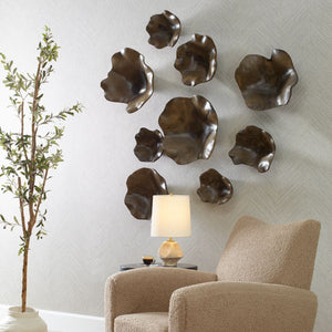Teo Wood Wall Decor, Mocha, S/3 - from framed art to mirrors, create a focal point in any room | Image 8 | InSTYLE Home & Rugs