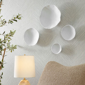 Lucky Coins Indoor-Outdoor Metal Wall Decor, White, S/4 - transform your walls with stylish wall decor | Image 3 | InSTYLE Home & Rugs