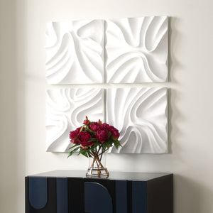 Snowdrift Wall Decor, S/4 - from framed art to mirrors, create a focal point in any room | Image 3 | InSTYLE Home & Rugs