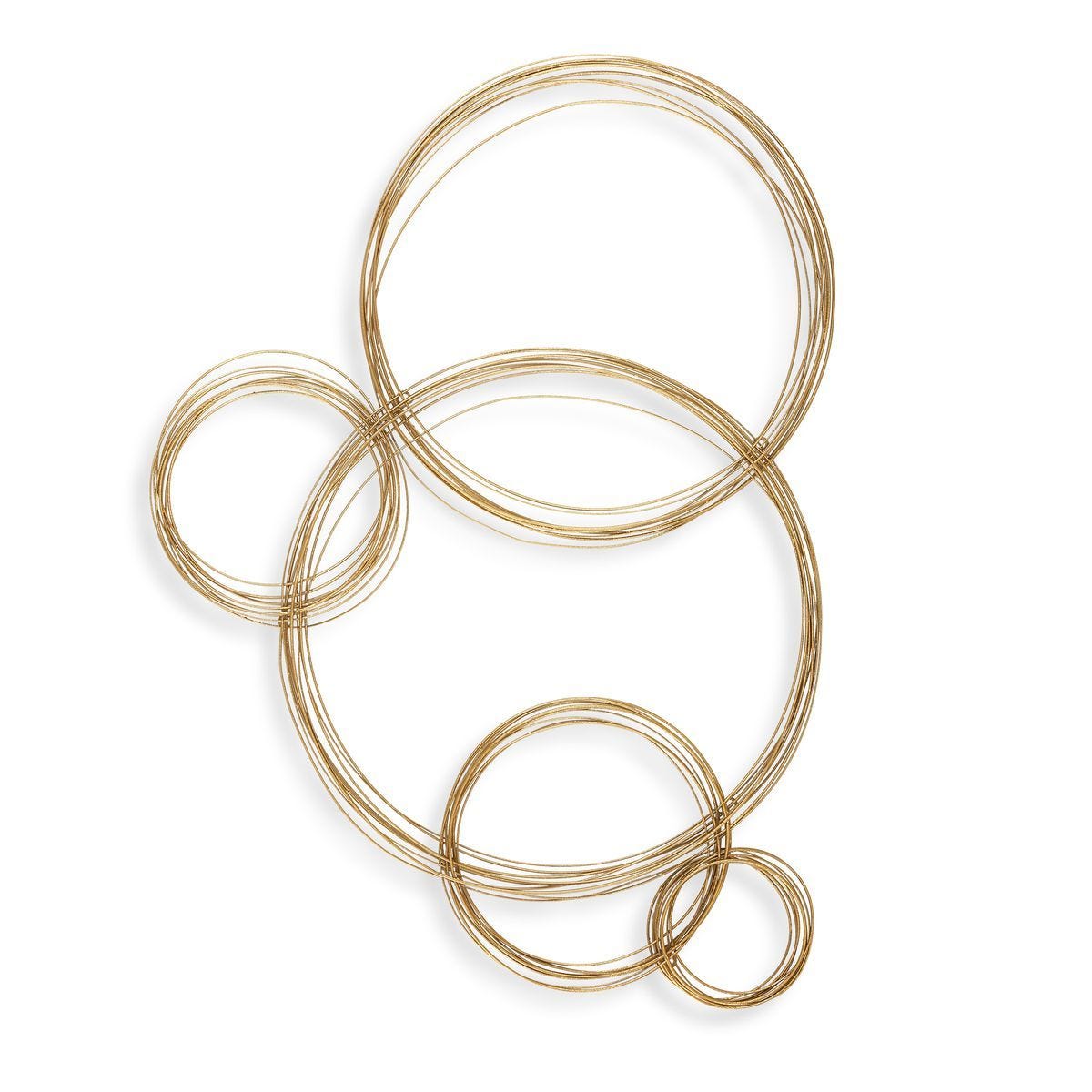 Golden Bubbles Metal Wall Decor - from framed art to mirrors, create a focal point in any room | Image 2 | InSTYLE Home & Rugs