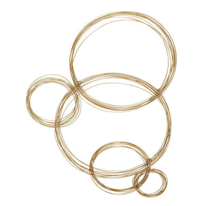 Golden Bubbles Metal Wall Decor - from framed art to mirrors, create a focal point in any room | Image 4 | InSTYLE Home & Rugs