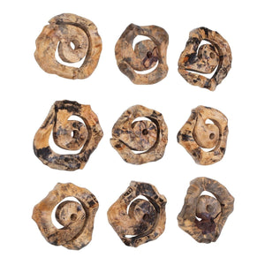 Corkscrew Wood Wall Decor, S/9 - from framed art to mirrors, create a focal point in any room | Image 4 | InSTYLE Home & Rugs
