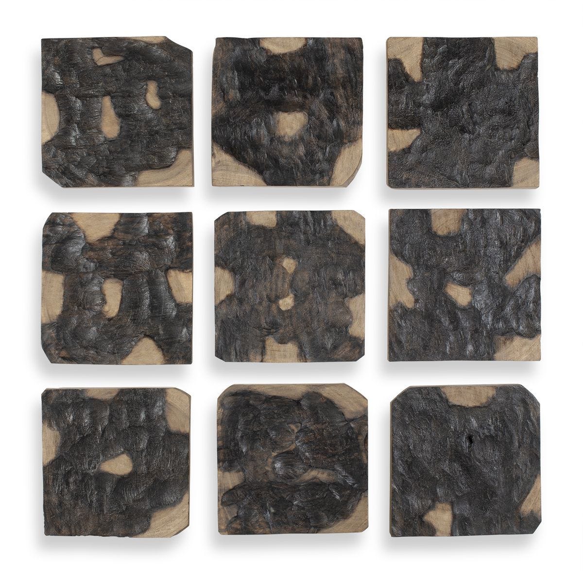 Ignite Wood Wall Decor, S/9 - transform your walls with stylish wall decor | Image 2 | InSTYLE Home & Rugs