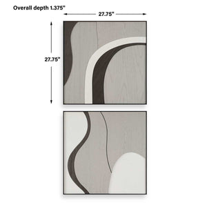 Joel Wood Wall Decor, S/2 - from framed art to mirrors, create a focal point in any room | Image 7 | InSTYLE Home & Rugs
