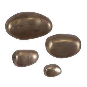 Set in Stone Indoor-Outdoor Wall Decor, S/4 - transform your walls with stylish wall decor | Image 2 | InSTYLE Home & Rugs