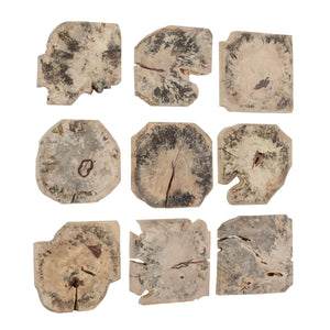 Bahati Wood Wall Decor, Bleached, S/9 - find the perfect pieces to complement your interior design | Image 3 | InSTYLE Home & Rugs