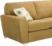 Superstyle Customizable 5101 3-Piece Right Arm Facing Curved Sectional and Loveseat