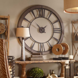 Ronan Large Wall Clock - find the perfect pieces to complement your interior design | Image 4 | InSTYLE Home & Rugs