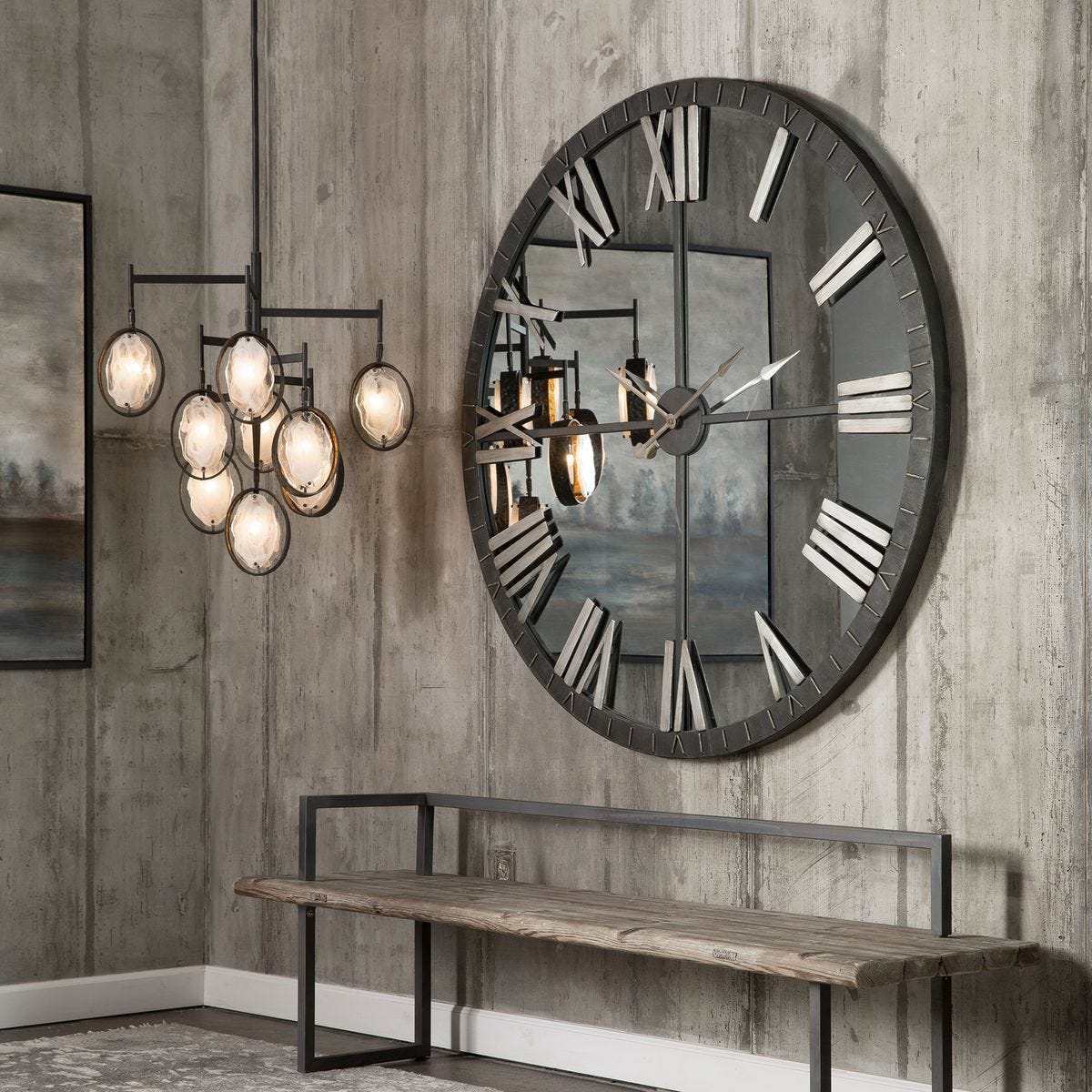 Amelie Wall Clock - find the perfect pieces to complement your interior design | Image 1 | InSTYLE Home & Rugs