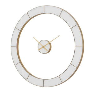 Ivory Halo Wall Clock - find the perfect pieces to complement your interior design | Image 4 | InSTYLE Home & Rugs