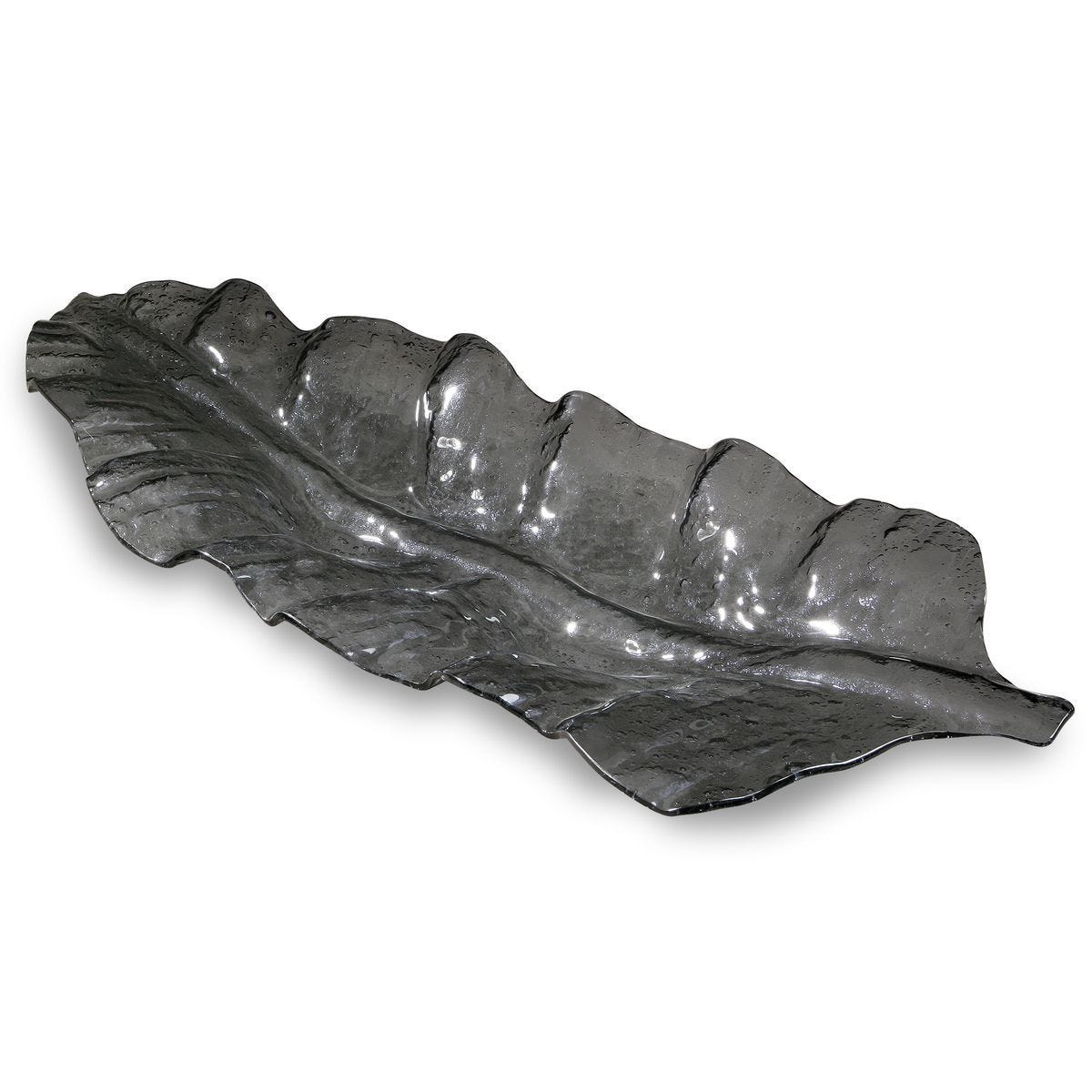 Smoked Leaf Tray - decor accents and accessories for every room | Image 1 | InSTYLE Home & Rugs