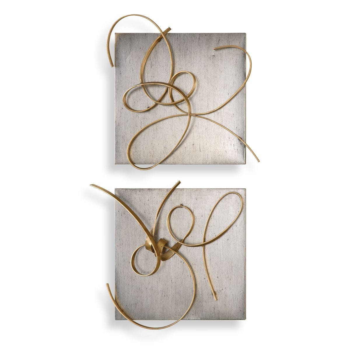 Harmony Metal Wall Decor, S/2 - transform your walls with stylish wall decor | Image 2 | InSTYLE Home & Rugs