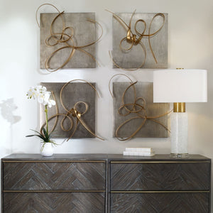 Harmony Metal Wall Decor, S/2 - transform your walls with stylish wall decor | Image 4 | InSTYLE Home & Rugs