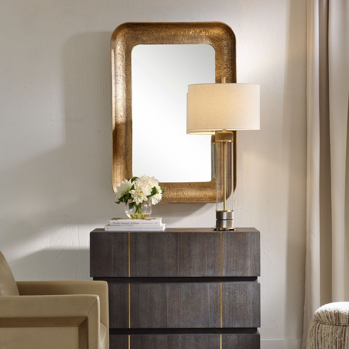 Alvaro Mirror - perfect for enhancing light and creating a sense of space | Image 1 | InSTYLE Home & Rugs