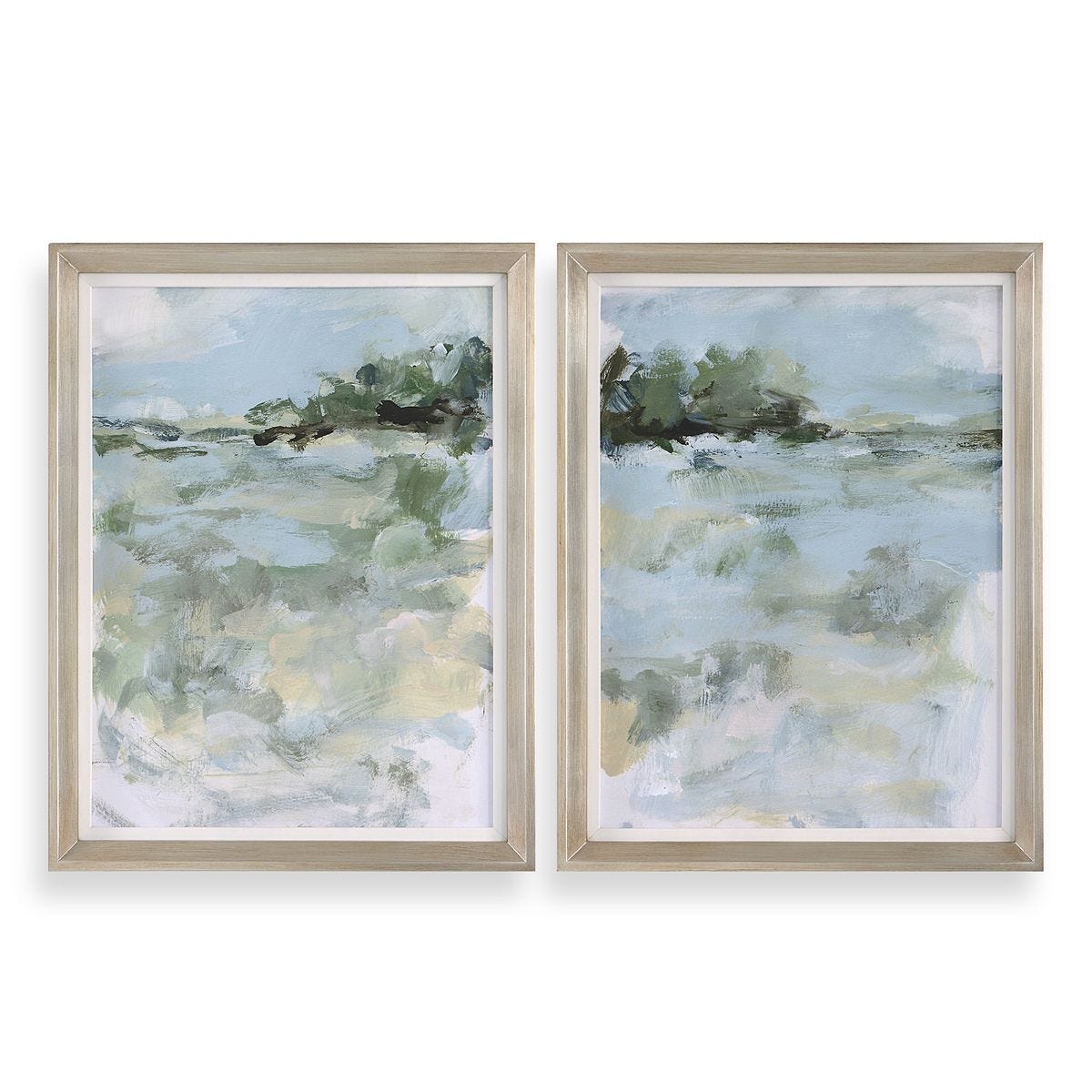 Far Away View Framed Prints, S/2 - timeless artwork that brings character to any space | Image 1 | InSTYLE Home & Rugs