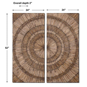 Lanciano Wood Wall Panels, S/2 - transform your walls with stylish wall decor | Image 4 | InSTYLE Home & Rugs