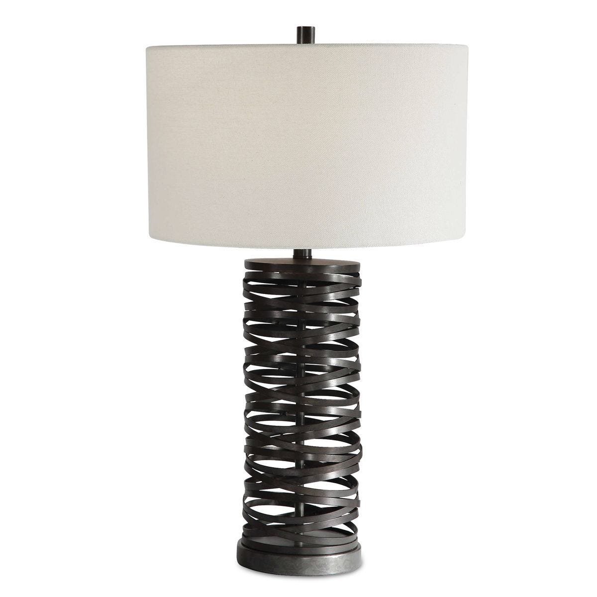 Alita Rust Black Table Lamp - elegant lamps to enhance your room ambiance | Image 1 | InSTYLE Home & Rugs