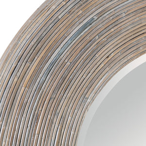 Vortex Round Mirror - perfect for enhancing light and creating a sense of space | Image 5 | InSTYLE Home & Rugs