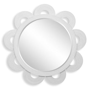 Clematis Round, White - elegant and functional accent pieces for any room | Image 2 | InSTYLE Home & Rugs