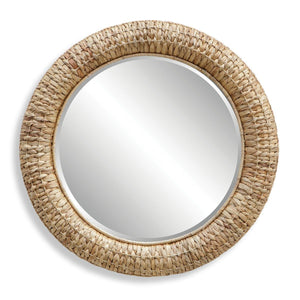 Twisted Seagrass Round Mirror - available in various shapes, sizes, and frame styles | Image 2 | InSTYLE Home & Rugs