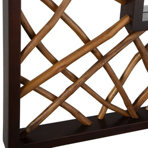 Teak Maze Rectangle Mirror - perfect for enhancing light and creating a sense of space | Image 4 | InSTYLE Home & Rugs