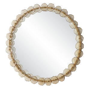 Nolina Round Mirror, 2 CARTONS - perfect for enhancing light and creating a sense of space | Image 4 | InSTYLE Home & Rugs