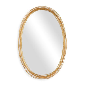 Gillian Oval Mirror - perfect for enhancing light and creating a sense of space | Image 2 | InSTYLE Home & Rugs