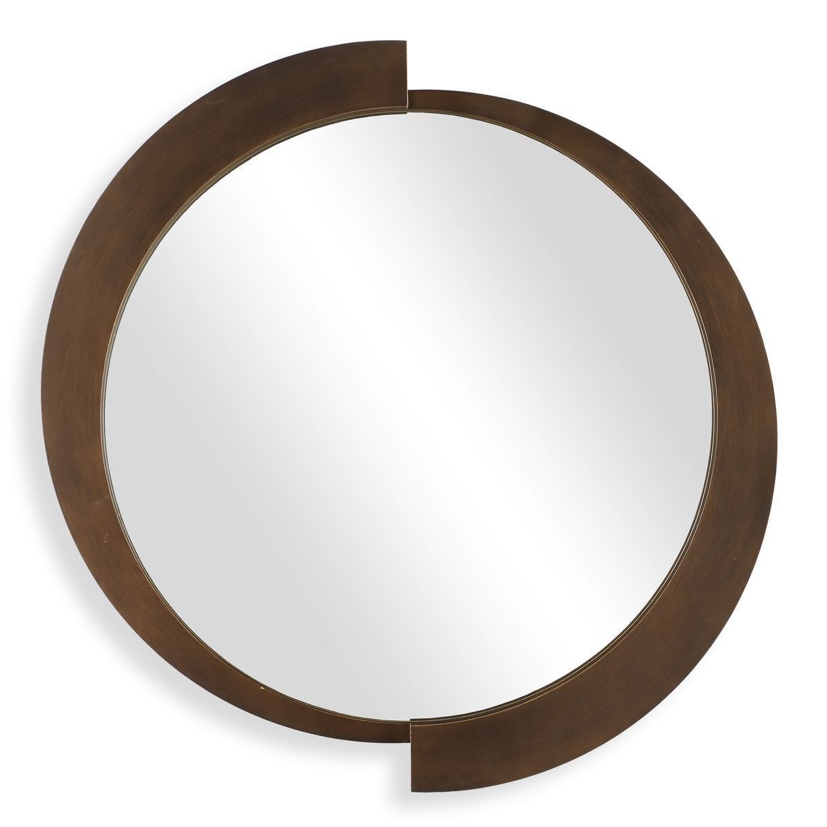 Reverse Round Mirror - perfect for enhancing light and creating a sense of space | Image 2 | InSTYLE Home & Rugs