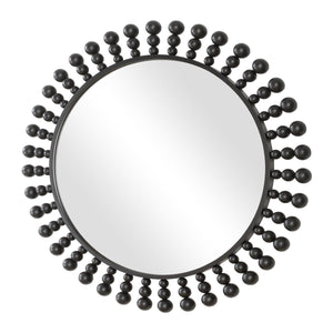 Aziel Round Mirror - elegant and functional accent pieces for any room | Image 4 | InSTYLE Home & Rugs