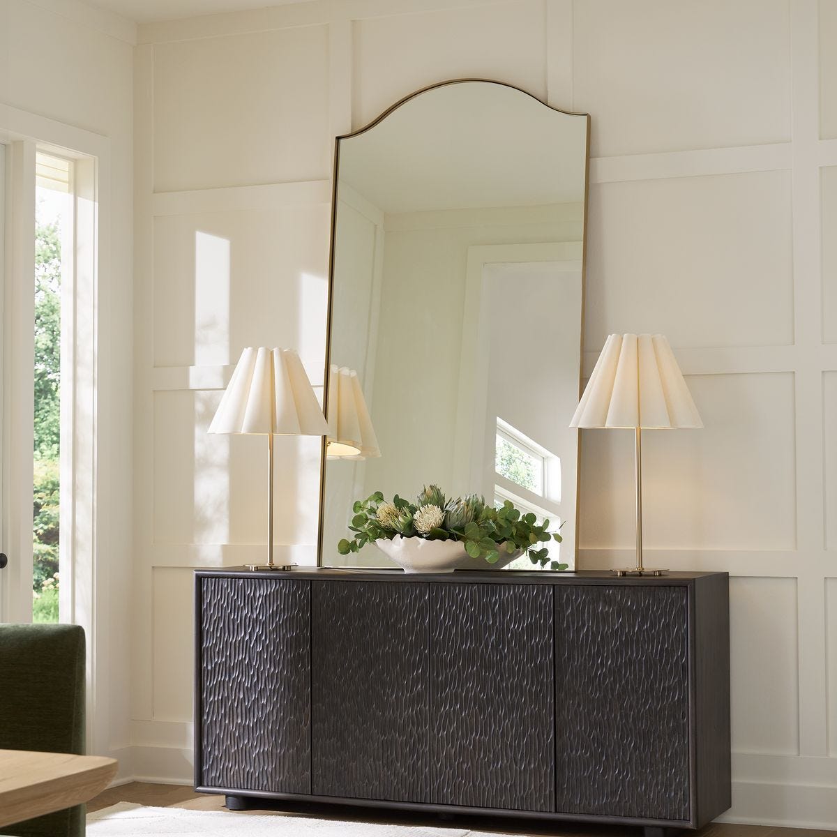 Mallorca Mirror - perfect for enhancing light and creating a sense of space | Image 1 | InSTYLE Home & Rugs