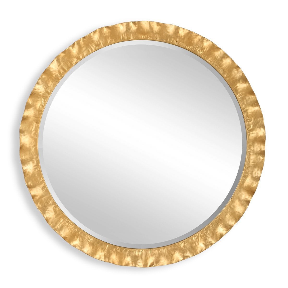 Haya Round Mirror, Gold - available in various shapes, sizes, and frame styles | Image 2 | InSTYLE Home & Rugs