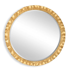 Haya Round Mirror, Gold - available in various shapes, sizes, and frame styles | Image 2 | InSTYLE Home & Rugs