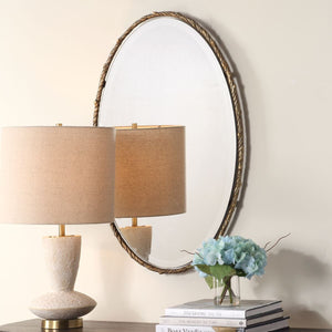 Twisted Branch Oval Mirror - available in various shapes, sizes, and frame styles | Image 3 | InSTYLE Home & Rugs