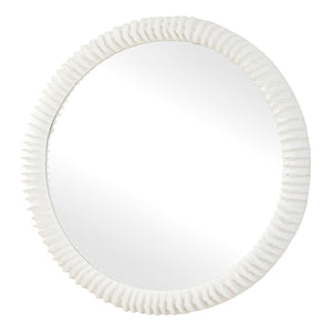 Akiko Round Mirror - perfect for enhancing light and creating a sense of space | Image 4 | InSTYLE Home & Rugs