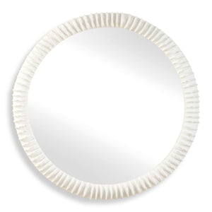Akiko Round Mirror - perfect for enhancing light and creating a sense of space | Image 2 | InSTYLE Home & Rugs