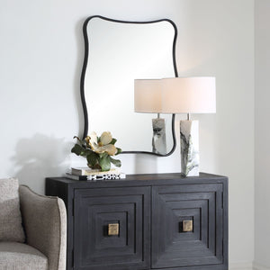 Pavia Vanity Mirror, Black - available in various shapes, sizes, and frame styles | Image 3 | InSTYLE Home & Rugs