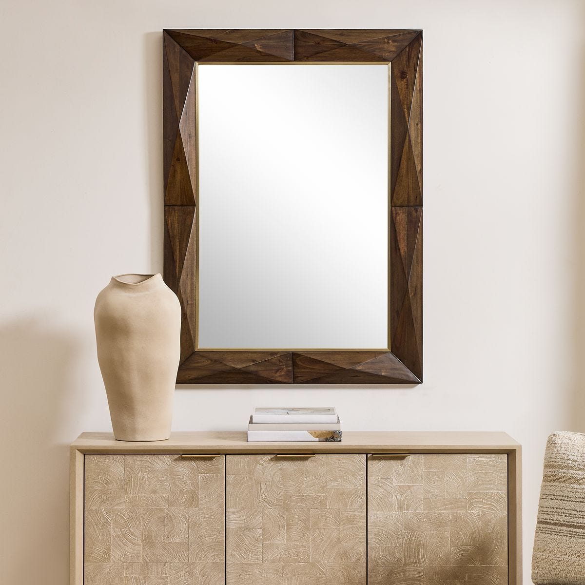 Diamond In The Rough Mirror - elegant and functional accent pieces for any room | Image 1 | InSTYLE Home & Rugs