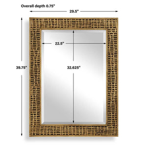Woven In Time Mirror - available in various shapes, sizes, and frame styles | Image 6 | InSTYLE Home & Rugs