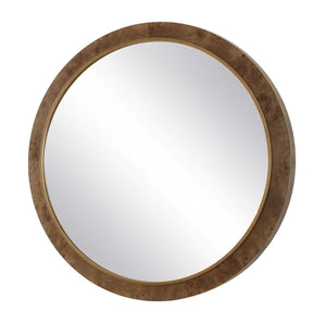 Cleveland Round Mirror - perfect for enhancing light and creating a sense of space | Image 4 | InSTYLE Home & Rugs