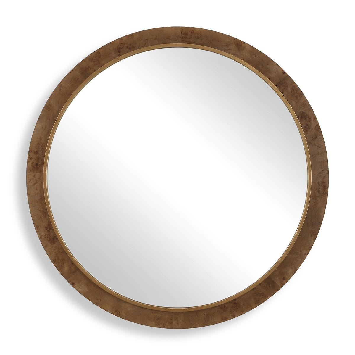 Cleveland Round Mirror - perfect for enhancing light and creating a sense of space | Image 2 | InSTYLE Home & Rugs