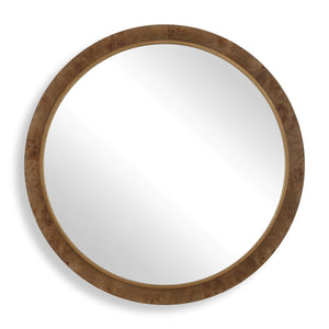 Cleveland Round Mirror - perfect for enhancing light and creating a sense of space | Image 2 | InSTYLE Home & Rugs