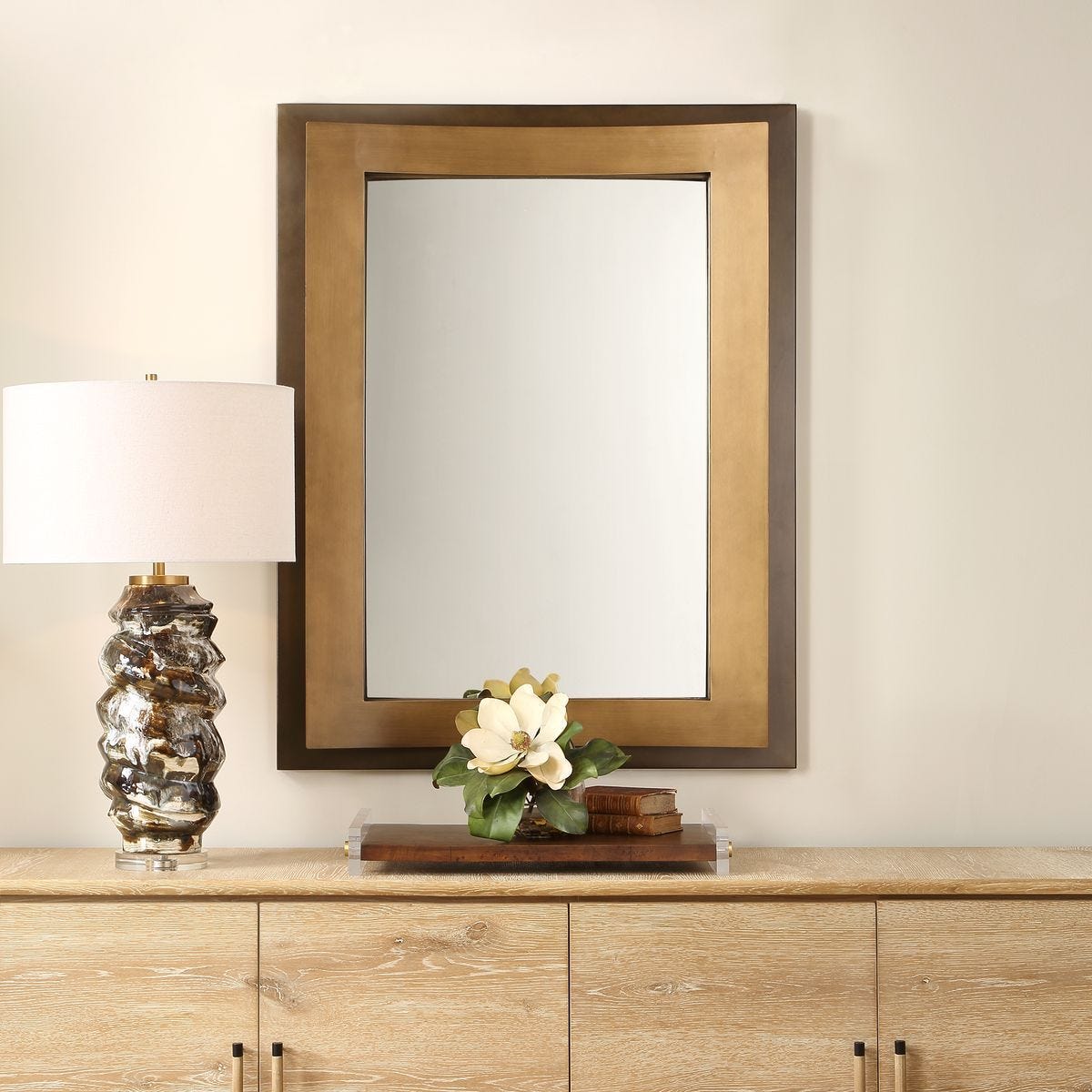 Around The Bend Mirror - perfect for enhancing light and creating a sense of space | Image 1 | InSTYLE Home & Rugs