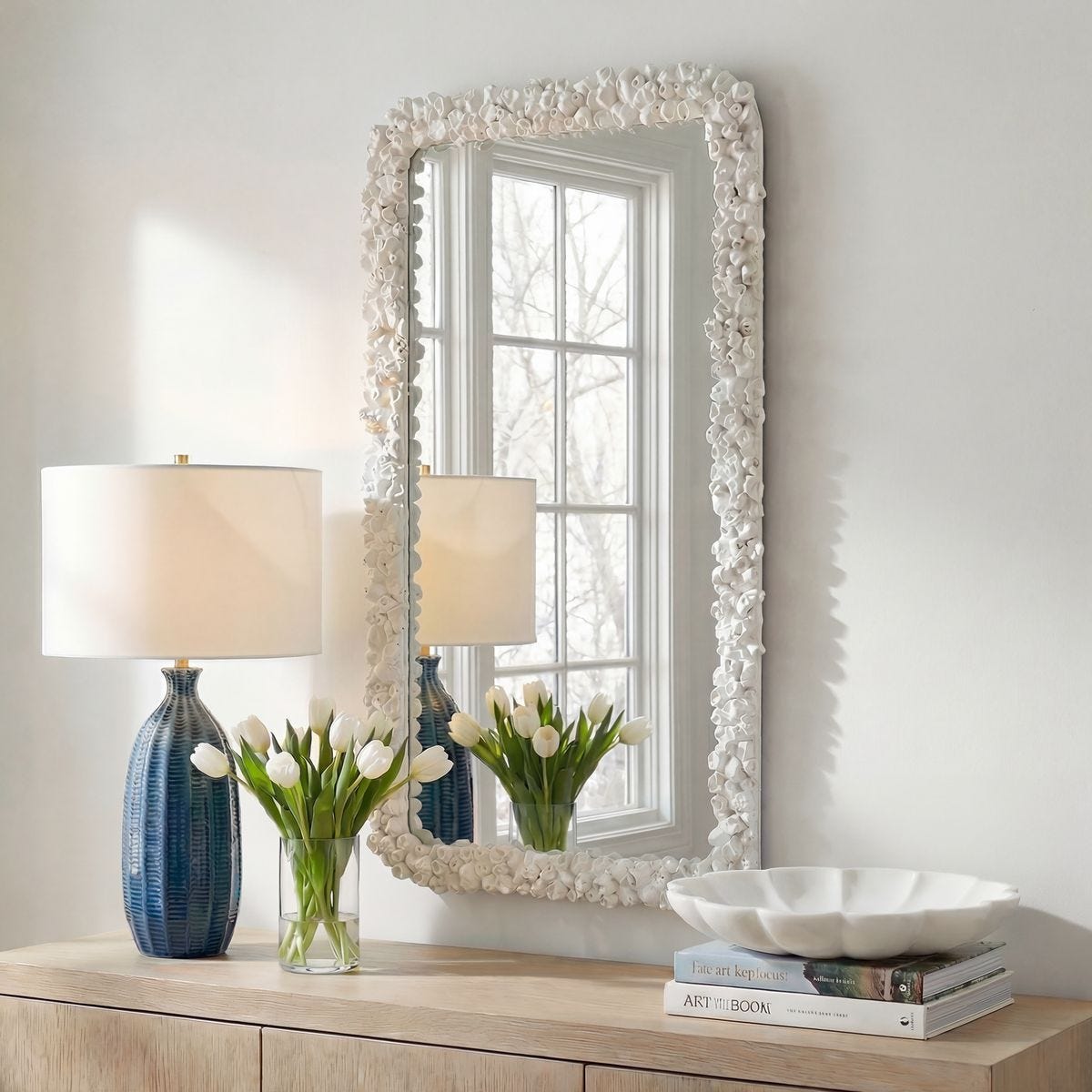 Barnacle Mirror - modern mirror with sleek design for contemporary interiors | Image 1 | InSTYLE Home & Rugs