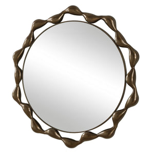 Remolino Round Mirror - modern mirror with sleek design for contemporary interiors | Image 4 | InSTYLE Home & Rugs